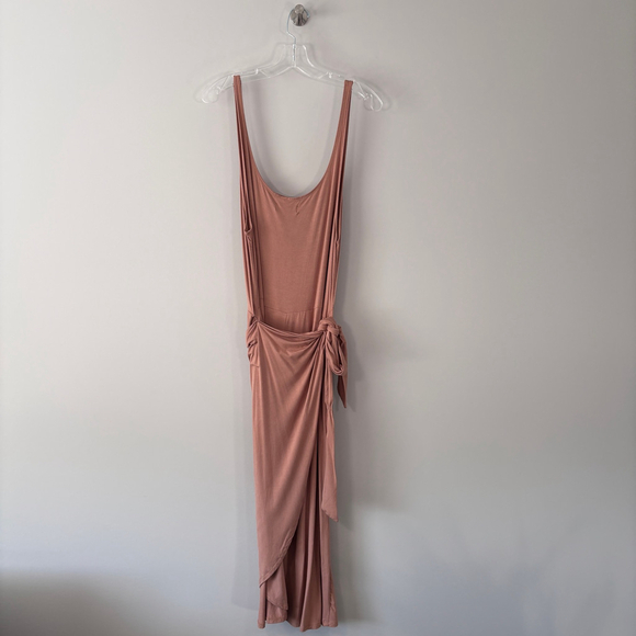 And Now This Plus Size Beige Side-Tie Midi Dress NWT - Picture 5 of 8